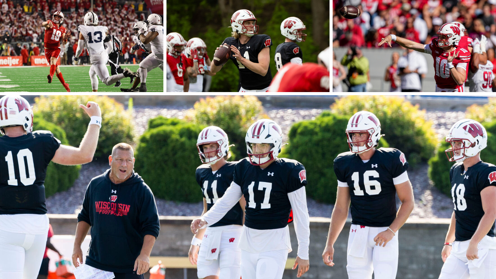 What will Wisconsin football do at quarterback in 2025?